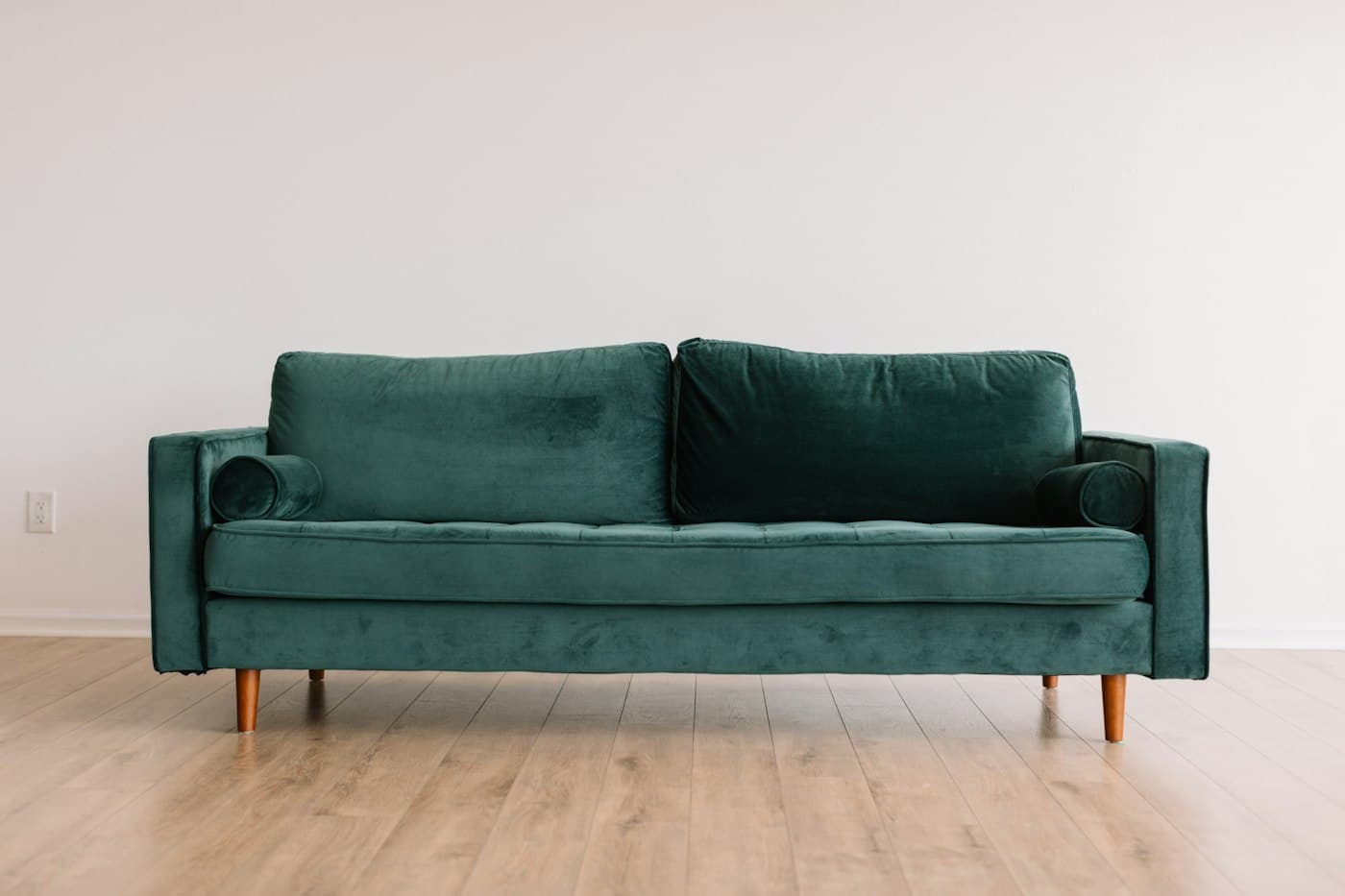 Linen upholstery in bone and mineral grey.
